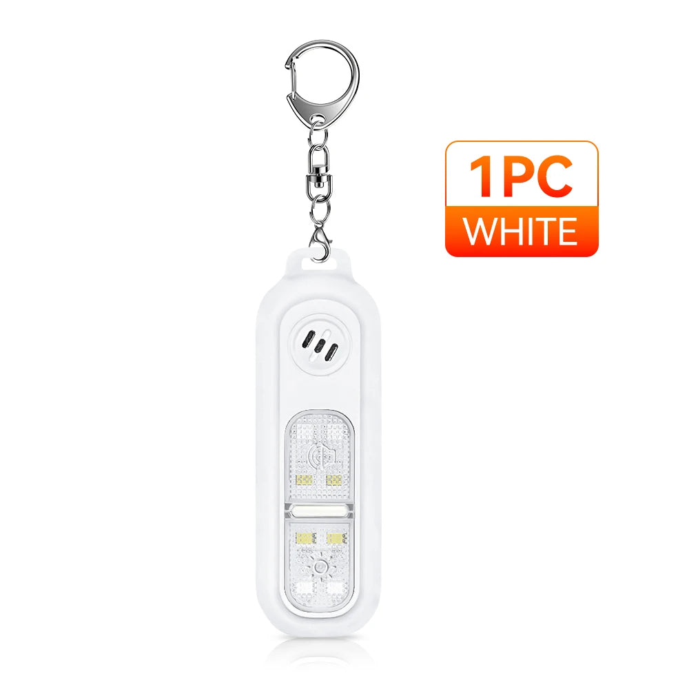 Alarma Personal 130 Db Con Luz LED – Seguridad Personal Para Viajes