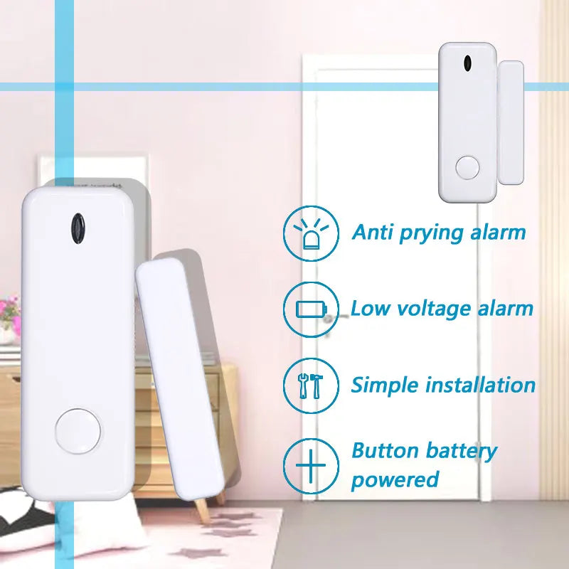 Sensor De Puerta/Ventana Inalámbrico – Alarma De Viaje