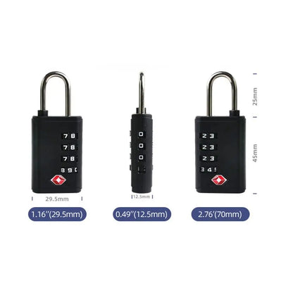 Candado TSA Con Combinación – Seguridad De Equipaje