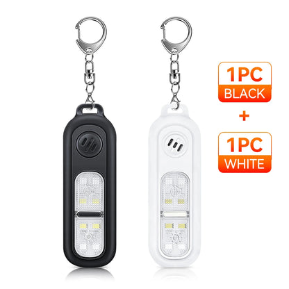 Alarma Personal 130 Db Con Luz LED – Seguridad Personal Para Viajes
