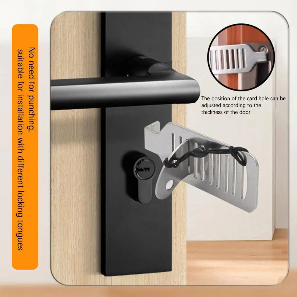 Cerrojo Portátil De Puerta – Seguridad Para Hotel Y Airbnb