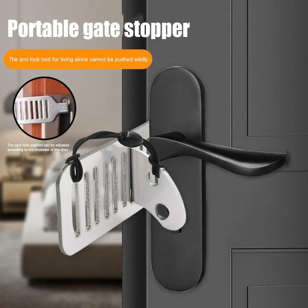 Cerrojo Portátil De Puerta – Seguridad Para Hotel Y Airbnb