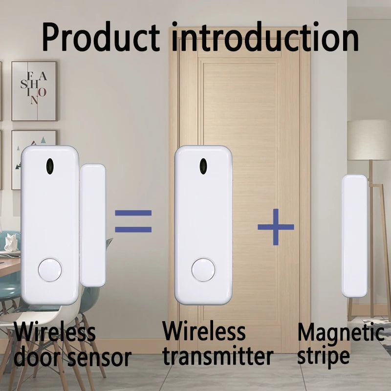 Sensor De Puerta/Ventana Inalámbrico – Alarma De Viaje